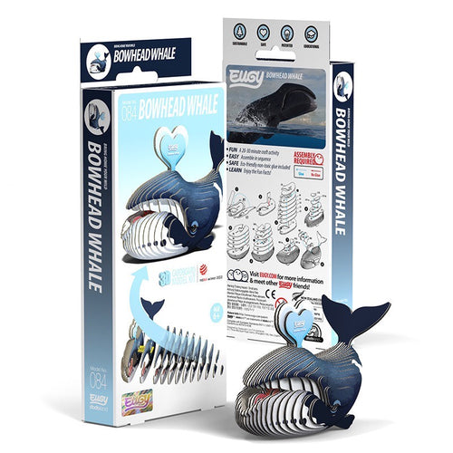 3D Cardboard Kit Set - Bowhead Whale