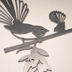 Metalbird - PIWAKAWAKA (FANTAIL) AND BABY