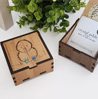 Small Square Trinket Box -Kiwi