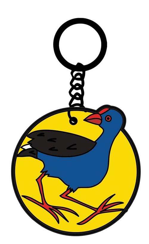 Enamel Keyring - Paul the Pukeko