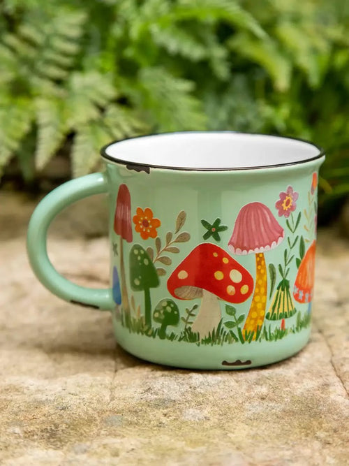 Ceramic Camp Mug - Mushroom