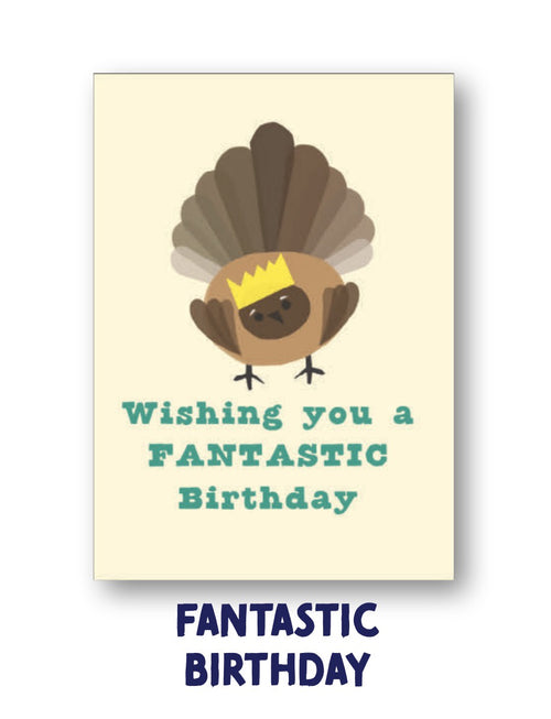 Birthday Card - Fantail Birthday