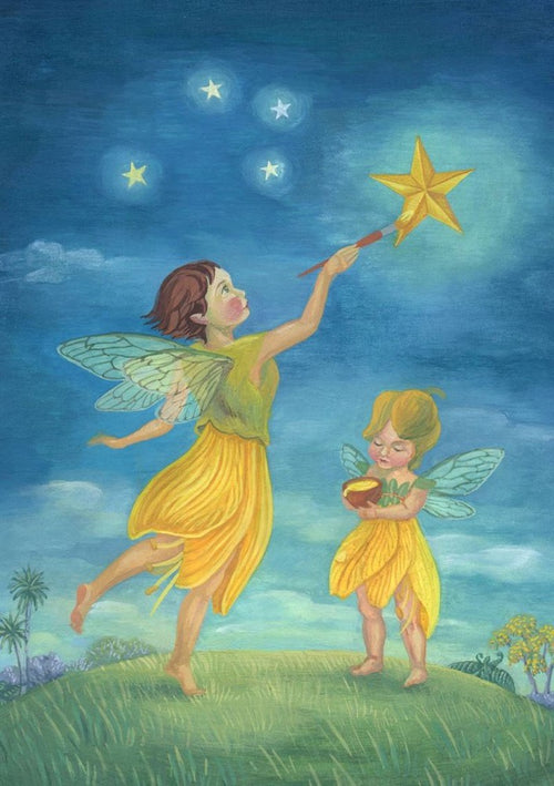 Christmas Card - Kowhai Fairies