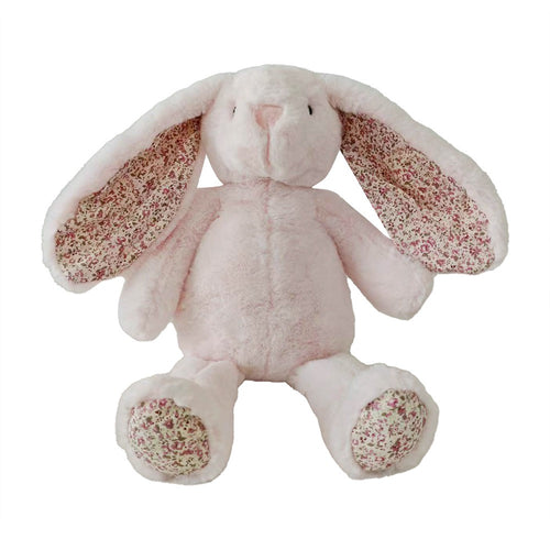 Soft Toy - Flopsy Bunny - Floral Sweet Pink