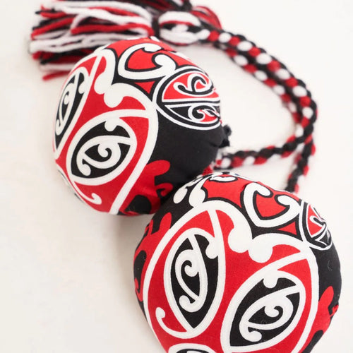 NZ Made Fabric Wrapped Māori Poi