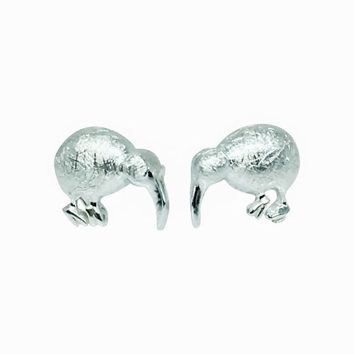Sterling Silver Studs- Kiwi Matte - extra small
