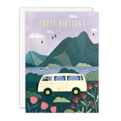 Birthday Card - Campervan Happy Birthday