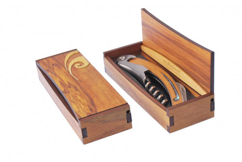 Corkscrew Koru in Rimu Box