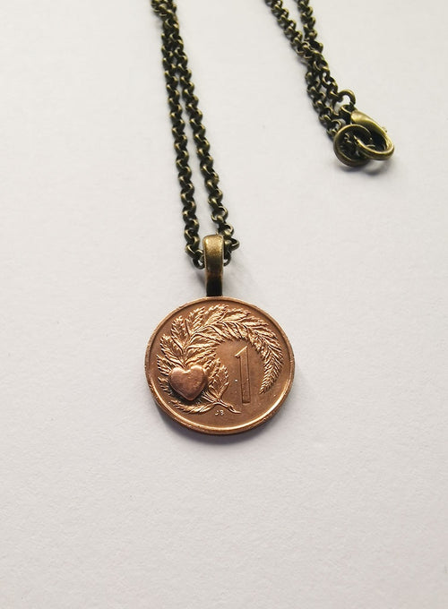 Re-minted Petite Coin Pendants - One Cent
