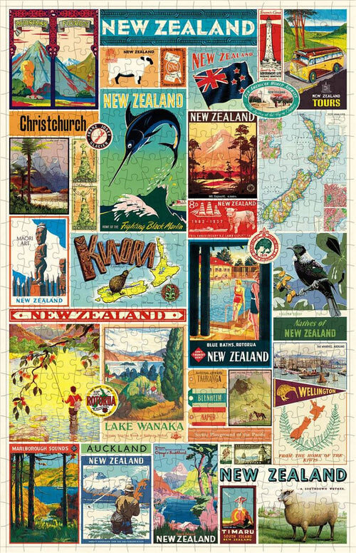 500 Pieces Vintage Puzzle NZ Images