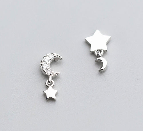 Sterling Silver Studs - Twinkle Star