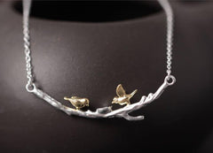 Sterling Silver Necklace - Birds Nest
