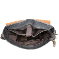 Waterproof Canvas Leather Satchel Bag