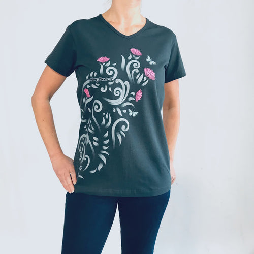 Womens T Shirt - NZ Pohutukawa