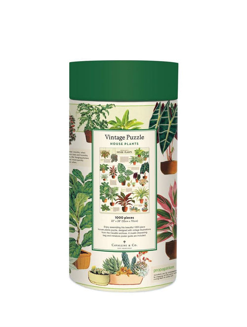 Cavallini & Co - House Plants 1000 Pce - Vintage Puzzle