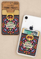 Phone Pocket Ring Live Happy