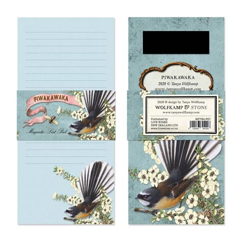 Fantail Piwakawaka - Magnetic List Pad