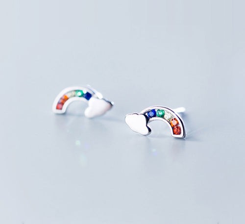 Colourful Rainbow Studs