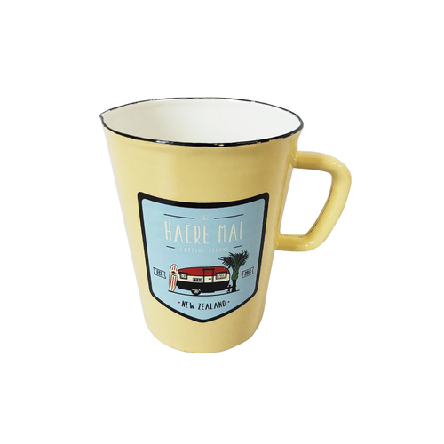 Haere Mai Enamel Jug