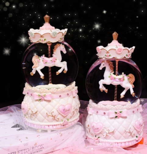 Unicorn Musical Snow Globe