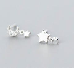 Sterling Silver Studs - Twinkle Star