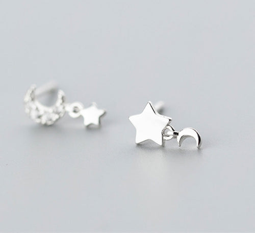 Sterling Silver Studs - Twinkle Star