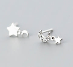 Sterling Silver Studs - Twinkle Star