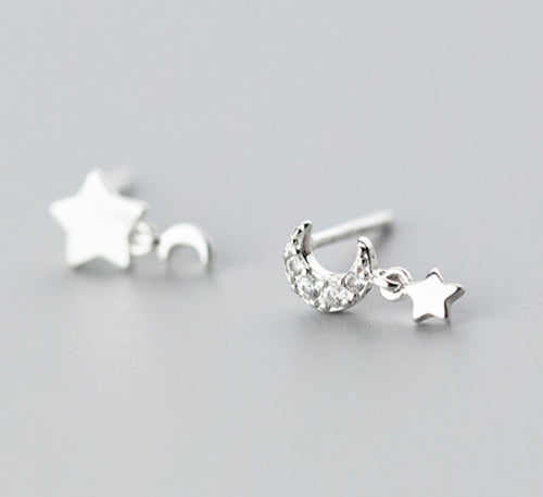 Sterling Silver Studs - Twinkle Star
