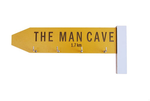 Wooden Key Holder - The Man Cave