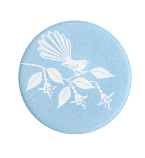 Ceramic Fantail Bluesand Plate