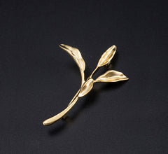 Sterling Silver Brooch Sage