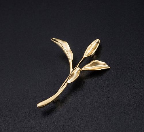 Sterling Silver Brooch Sage