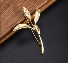 Sterling Silver Brooch Sage