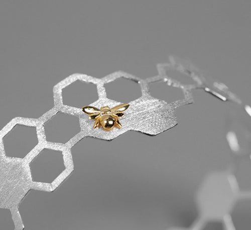 Sterling Silver BeeHive Bracelet
