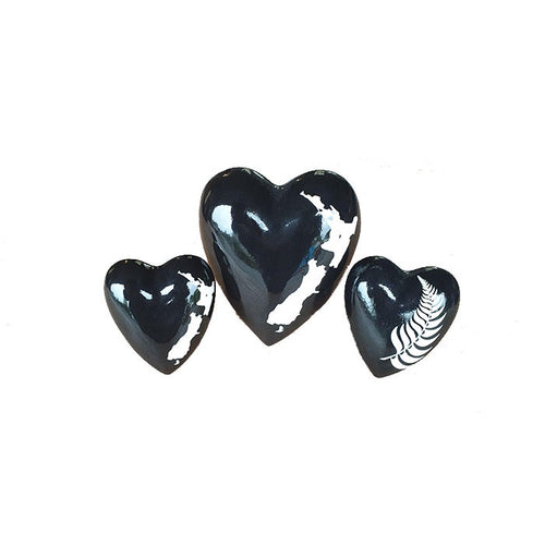 Arataki Ceramic - Black Love NZ Heart