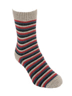 Possum Merino Multi Stripe Socks