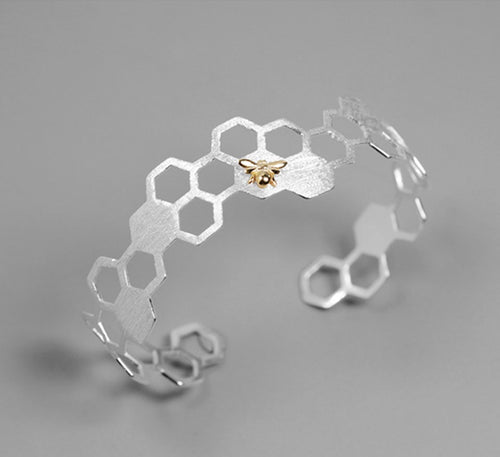 Sterling Silver BeeHive Bracelet