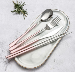 Stainless Steel Flat Cutlery Set of 4