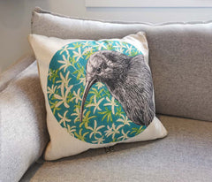 Cushion Blanket - Round Kiwi Green
