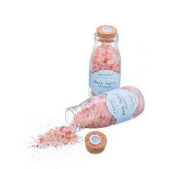 Pink Bath Salts Bottle
