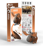 3D Cardboard Kit Set - Moose