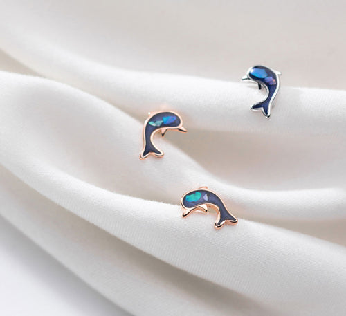 Sterling Silver Earrings - Little Dolphin
