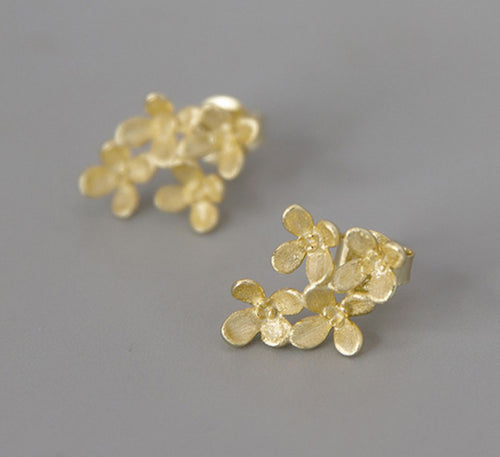 Sterling Silver Earrings - Manuka Cluster