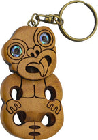 Carved Kauri Keychain - Tiki