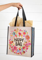 Happy Bag Recycle Large Whimsy Floral Wreath