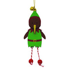 Xmas Decoration Wobbly Elf Kiwi