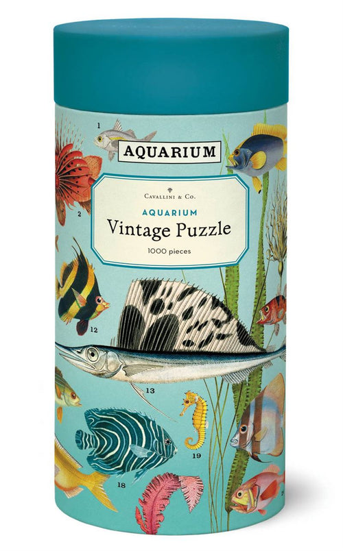 Cavallini & Co - Aquarium 1000 Pce - Vintage Puzzle