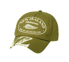 Cotton Cap NZ Fern Print Olive Hat