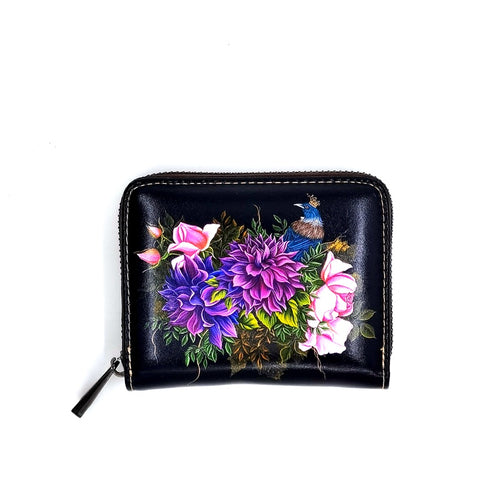 Leather Small Wallet - Tui Love