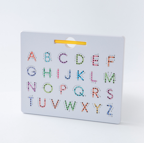 Magnetic Learning Board Double-Sided - Letter+Number